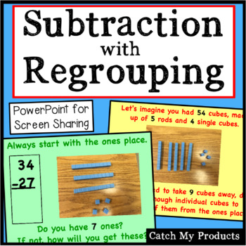 Preview of 2 Digit Subtraction With Regrouping