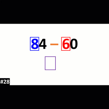 Preview of Subtracting by Two-Digit Numbers (Mental Math Bundle)