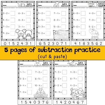 Subtraction by K is for Kinderrific | TPT