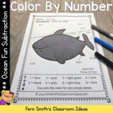 Ocean Color By Number Subtraction