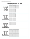 Subtraction Across Zeros Using Base Ten Blocks