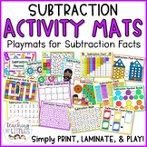 Subtraction Activity Mats | Math Facts