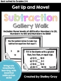 Subtraction Around the Room Gallery Walk