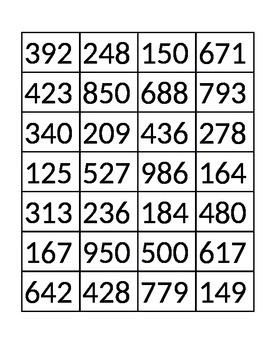 Preview of Two-Digit or Three-Digit Subtraction with Regrouping Battle