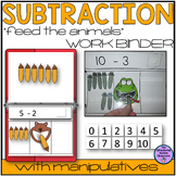 Subtraction Work Task for Autism and Special Education