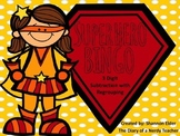 Superhero 3 Digit Subtraction Bingo With Regrouping