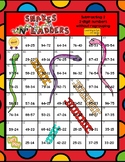 Subtraction - Board Game - Subtracting 2 2-digit numbers w