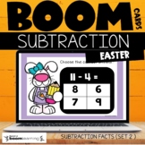 Subtraction Boom Cards™ for Easter {1st and 2nd grade} Set 2