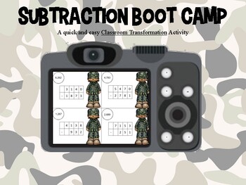 Preview of Subtraction Boot Camp