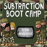 Subtraction Boot Camp  (Facts to 10)