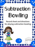 Subtraction Bowling