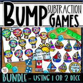 Subtraction Bump Games Bundle with 1 and 2 dice