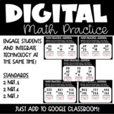 Subtraction Digital Math Practice for 2nd Grade