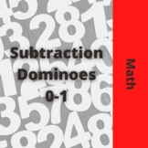 Subtraction Dominoes 0-1