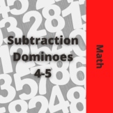 Subtraction Dominoes 4-5