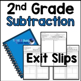 Subtraction Exit Slips 2nd Grade