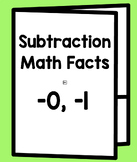 Subtraction Fact Fluency Flash Card Practice Math Facts within 10