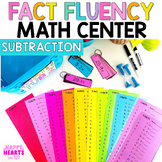 Subtraction Fact Fluency Math Center Subtraction within 10
