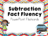Subtraction Fact Fluency PowerPoint Flashcards
