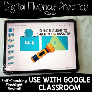Preview of Subtraction Fact Fluency Practice | Google™ Slides | Self-Checking