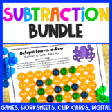 Subtraction Fact Fluency Practice - Subtraction Games, Wor