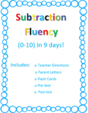 Subtraction Fact Fluency to 10, 9 Day System