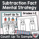 Subtraction Fact Mental Strategy Count Up To Free Sample