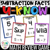 Subtraction Fact U-Know | Math *FREEBIE*