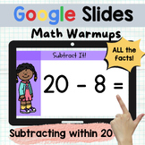 Subtraction Facts 11-20 Slides for Google