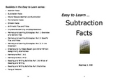 Subtraction Facts - Easy to Learn Series