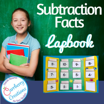 Preview of Subtraction Facts Practice Lapbook