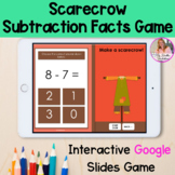 Subtraction Facts To 20 Google Slides Game Scarecrow Theme