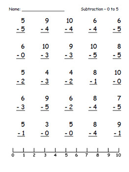 Subtraction Facts Within 20 by TechieSandy | Teachers Pay Teachers