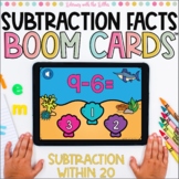 Subtraction Facts within 20 Boom Cards™ | Digital Math Fac