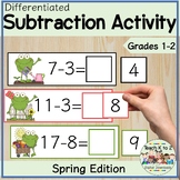 Subtraction Flash Cards/Math Centers/Spring Frog/Tutors/Sp