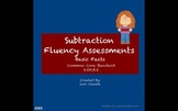 Subtraction Fluency Assessments