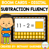 Subtraction Fluency - Boom Cards - Digital - Distance Learning
