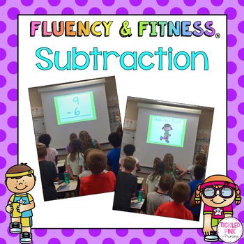 Preview of Subtraction Math Facts Fluency & Fitness® Brain Breaks