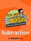 Subtraction Mazes - Fun Worksheet Bundle