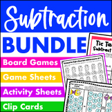 Subtraction within 20 - Fact Fluency Bundle - Fun Workshee