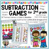 Subtraction Games for 2nd Grade | Subtract within 20 and g