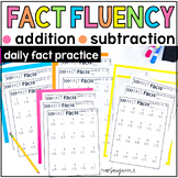 Math Fact Fluency Folders Addition and Subtraction Daily P