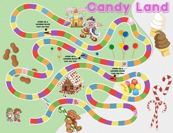 Subtraction Math Facts Candy Land Candy Land Board Included By Ryan B