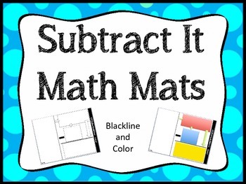 Preview of Subtraction Math Mats