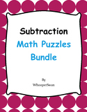 Subtraction Puzzles Bundle