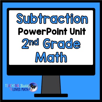 Preview of Subtraction Math Unit 2nd Grade Distance Learning