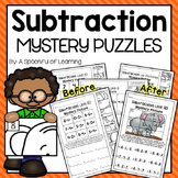 Subtraction Mystery Puzzles