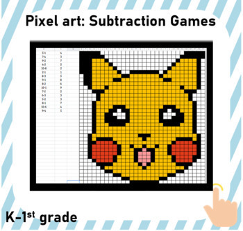 Subtraction Pixel Art | Math Games by Digital Education-Innovation