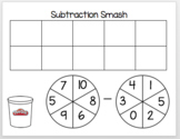 Subtraction Playdough Smash