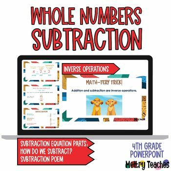 Preview of Subtraction | PowerPoint [4th Grade]